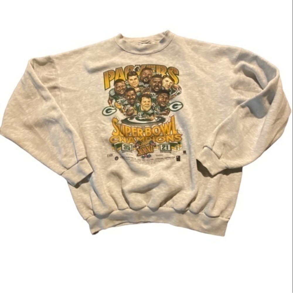 Green Bay Packers Super Bowl crewneck sweater